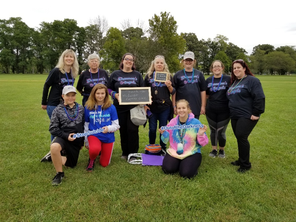 MEC Sponsors Out of Darkness Walk Team in Bourbonnais