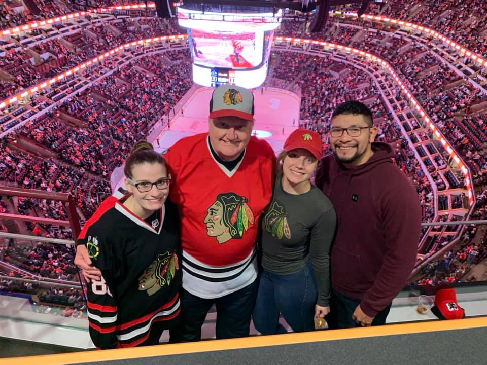Contest Winner Cheers on the ‘Hawks