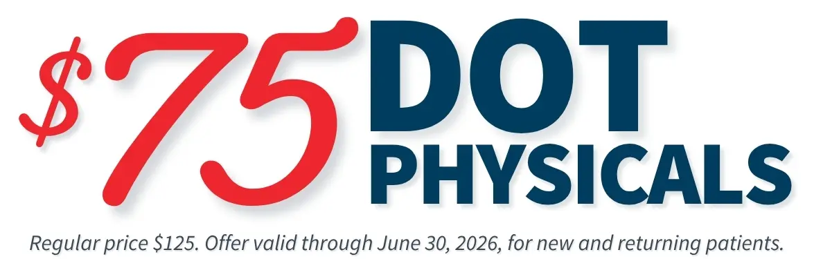 DOT Physicals DOT Physicals offer