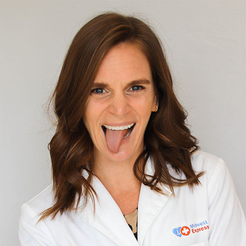 Kasia Marshall, MSN, FNP-C silly headshot
