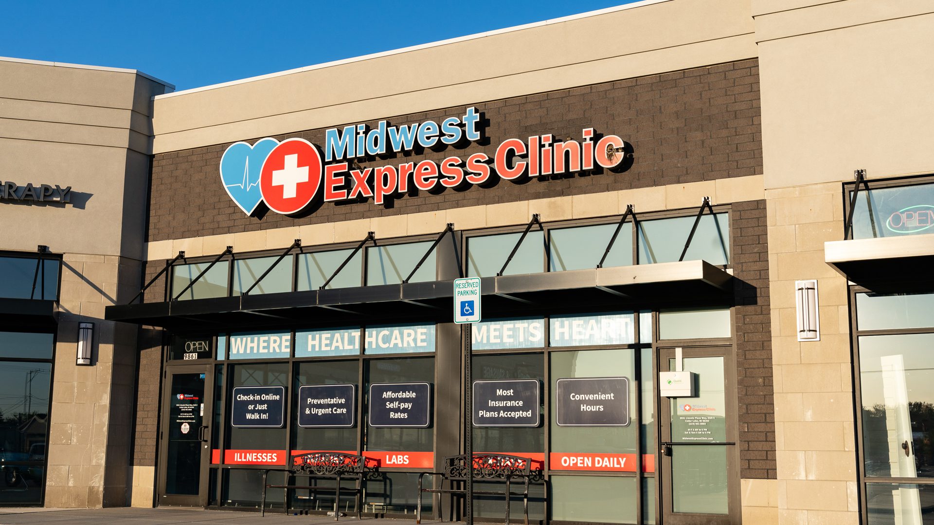 Midwest Express Clinic Cedar Lake Location