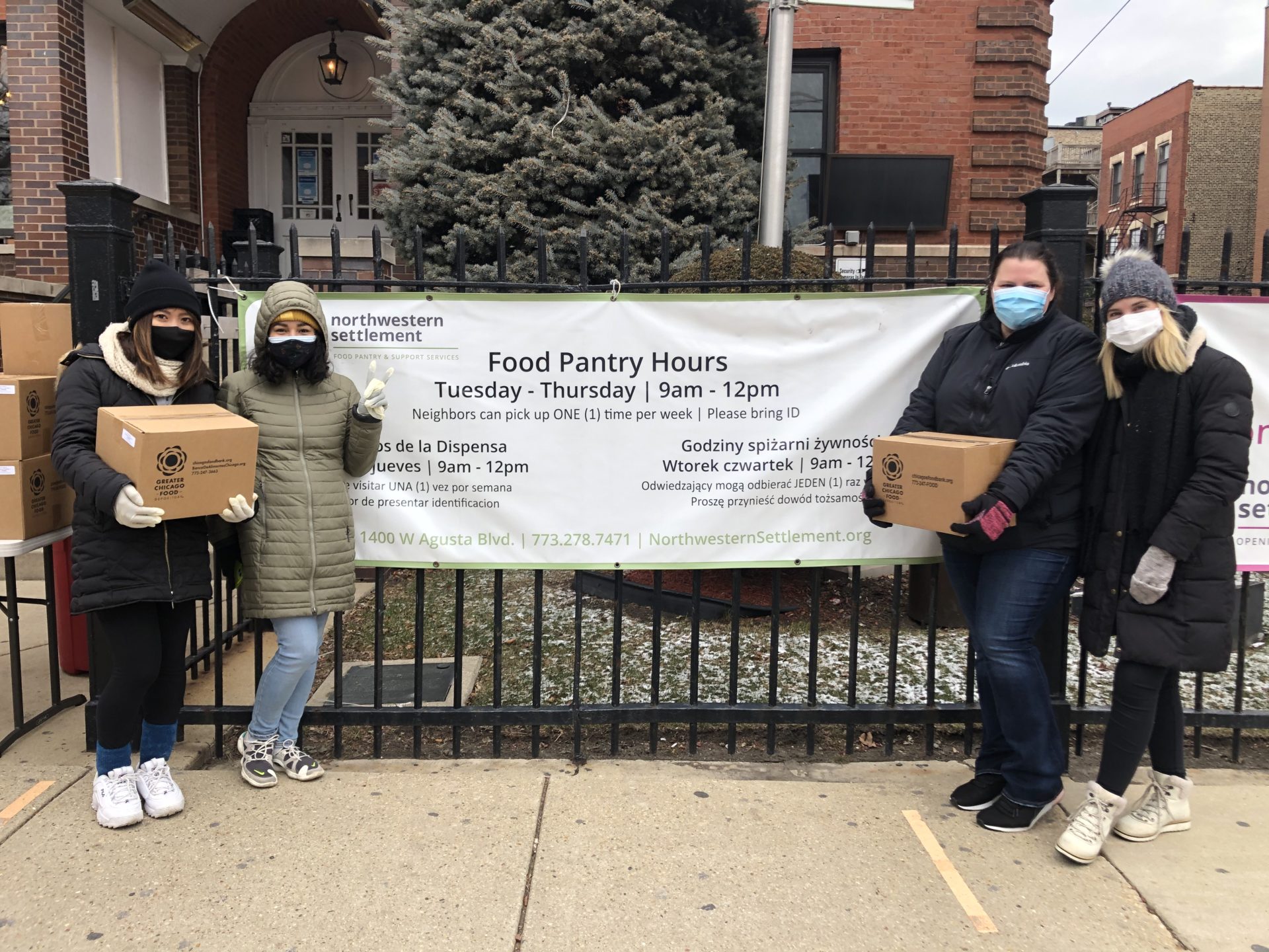 MEC Volunteers at NUSH, Donates $10,000