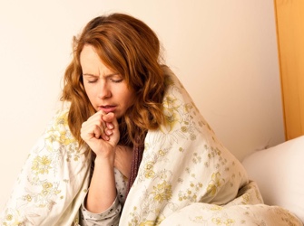 with with a cough